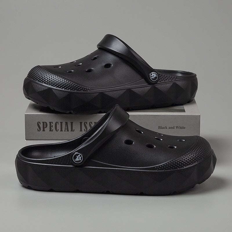 Croc Shoes Men'S Summer Outdoor Slippers, Non-Slip, Wear-Resistant, Comfortable For Sports And Beach, Lightweight And Casual - Image 3